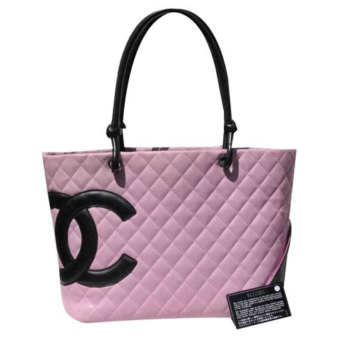 chanel bags black and pink|More.